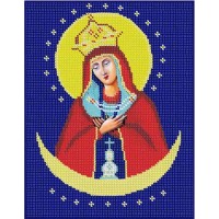  Схема иконы под вышивку бисером "Божья Матерь Остробрамская" (Схема или набор)